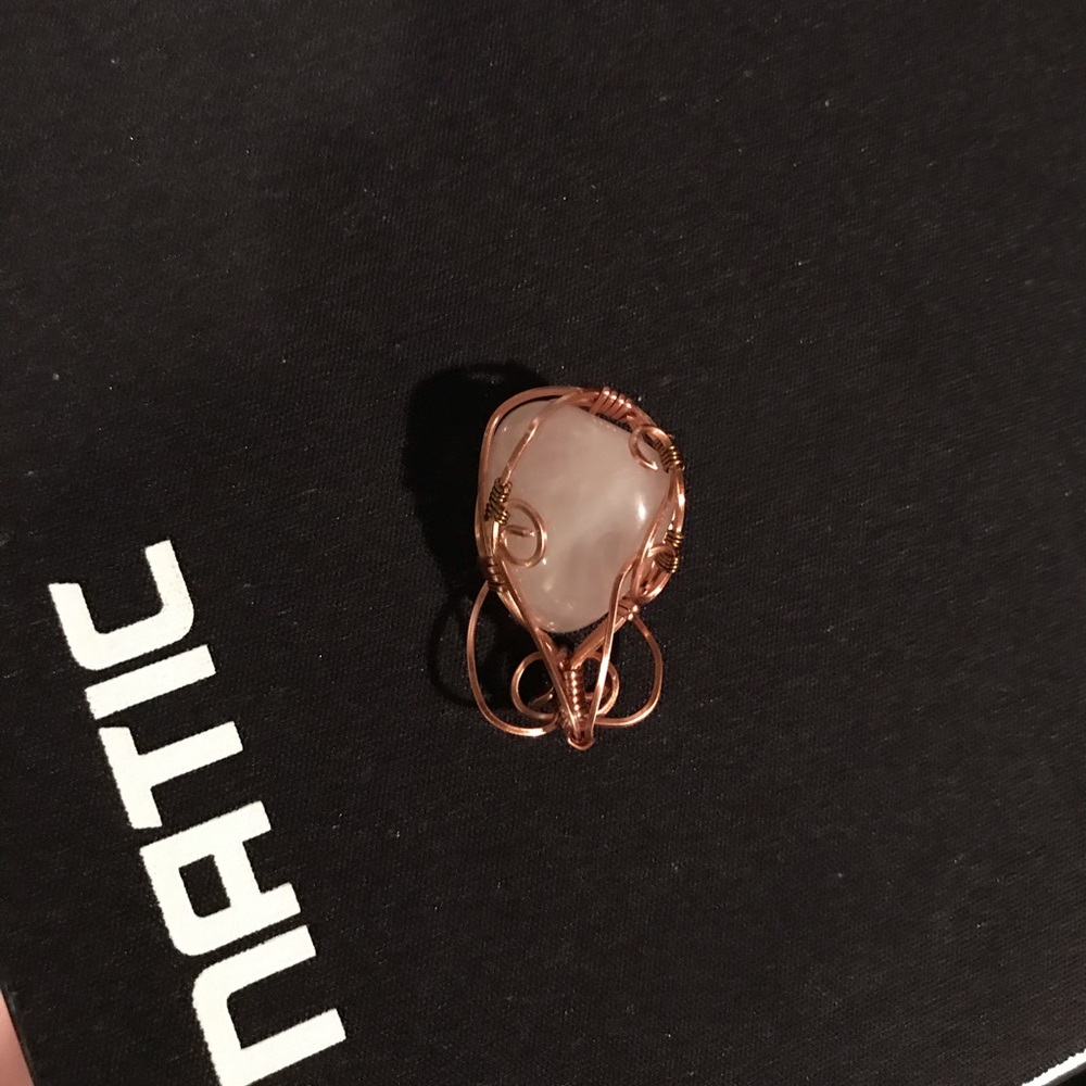 SOLD Handmade wire wrapped pendant - Picture 4 of 5